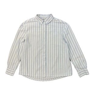 EU Designer Pinstriped Button Up Shirt